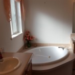 Master bath with tub and sinks L