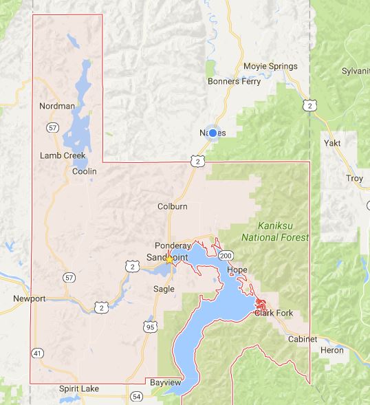 83864 Zip Code Square Miles Including Sandpoint City – Sandpoint Realty